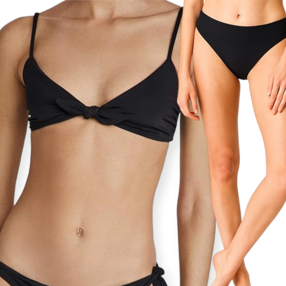 NWT Mara Hoffman zoa Bottom And Carla Top Black Set Xs